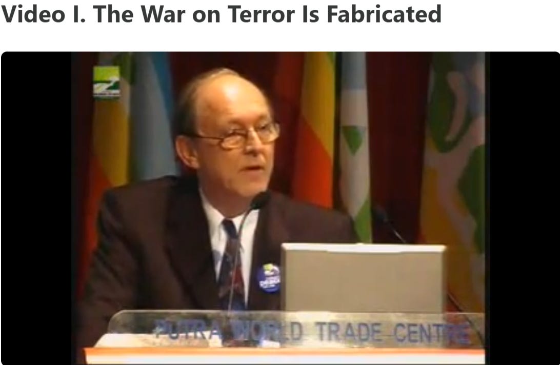 The War on Terrorism Is Fabricated. “Iran is the next phase of this war.”