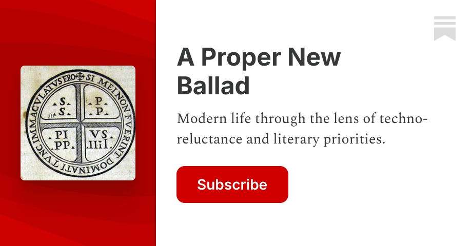 A Proper New Ballad | Lenhardt Stevens | Substack