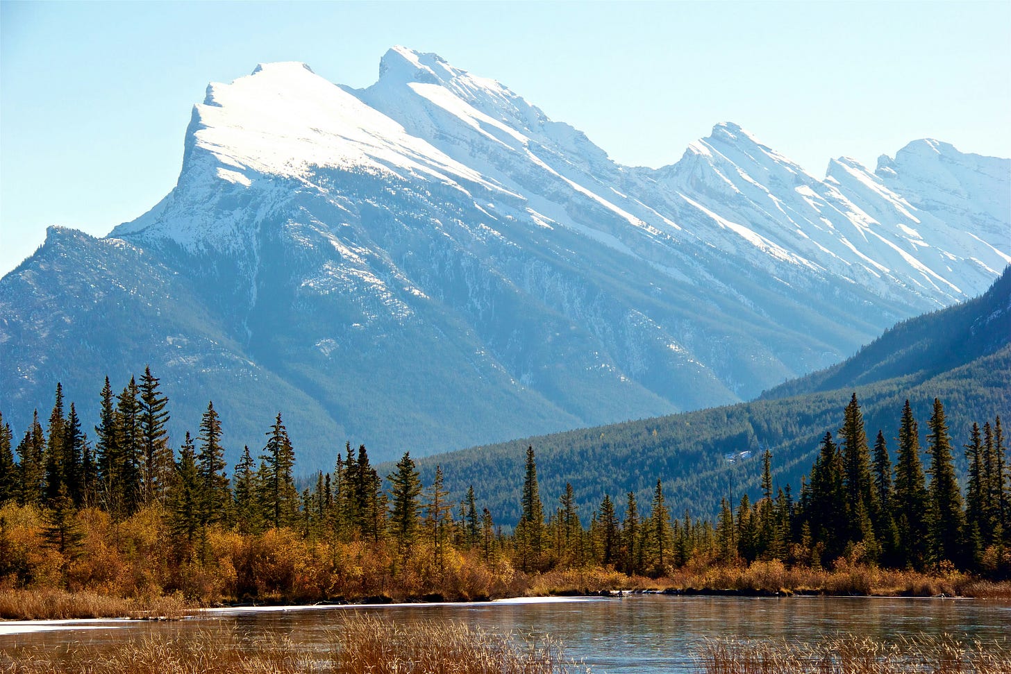 Mt. Rundle in Canada Mt. Rundle in Canada