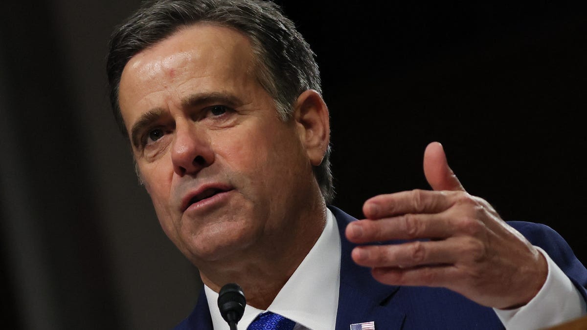 Former US Director of National Intelligence John Ratcliffe testifies before a Senate Intelligence Committee hearing on his nomination to be CIA director, on Capitol Hill in Washington, DC, on January 15, 2025.