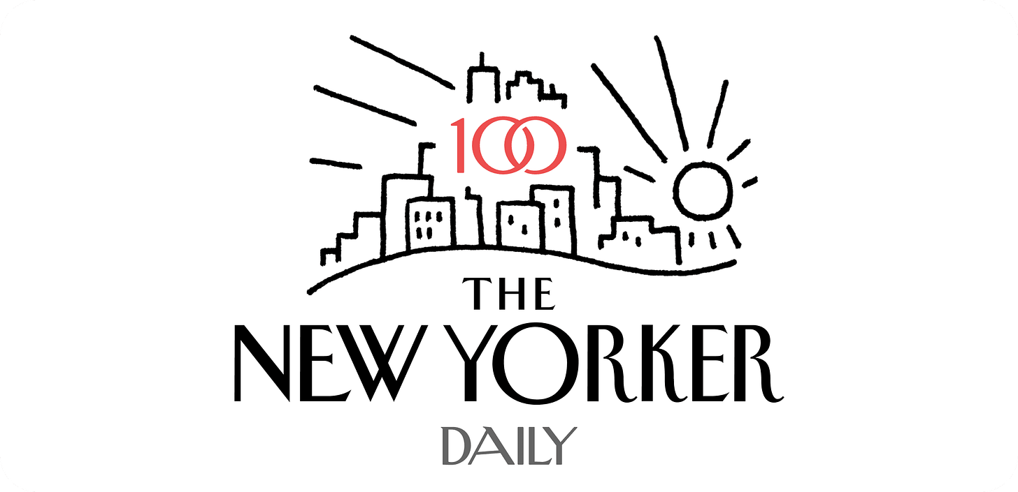 The New Yorker Daily Newsletter Header