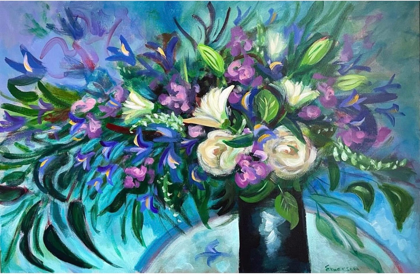 Purple Bouquet by Brian Emerson