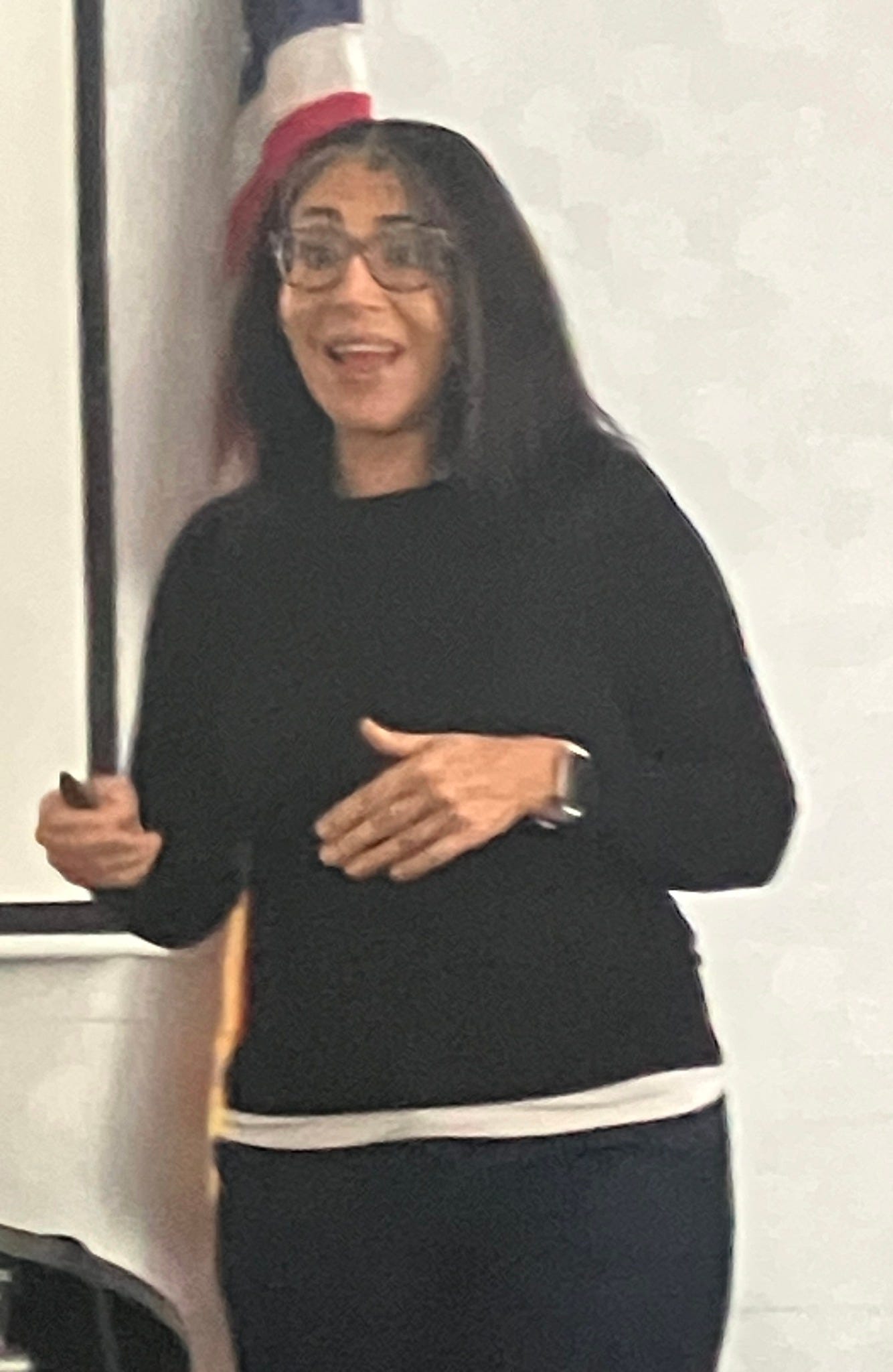 May be an image of one or more people and eyeglasses