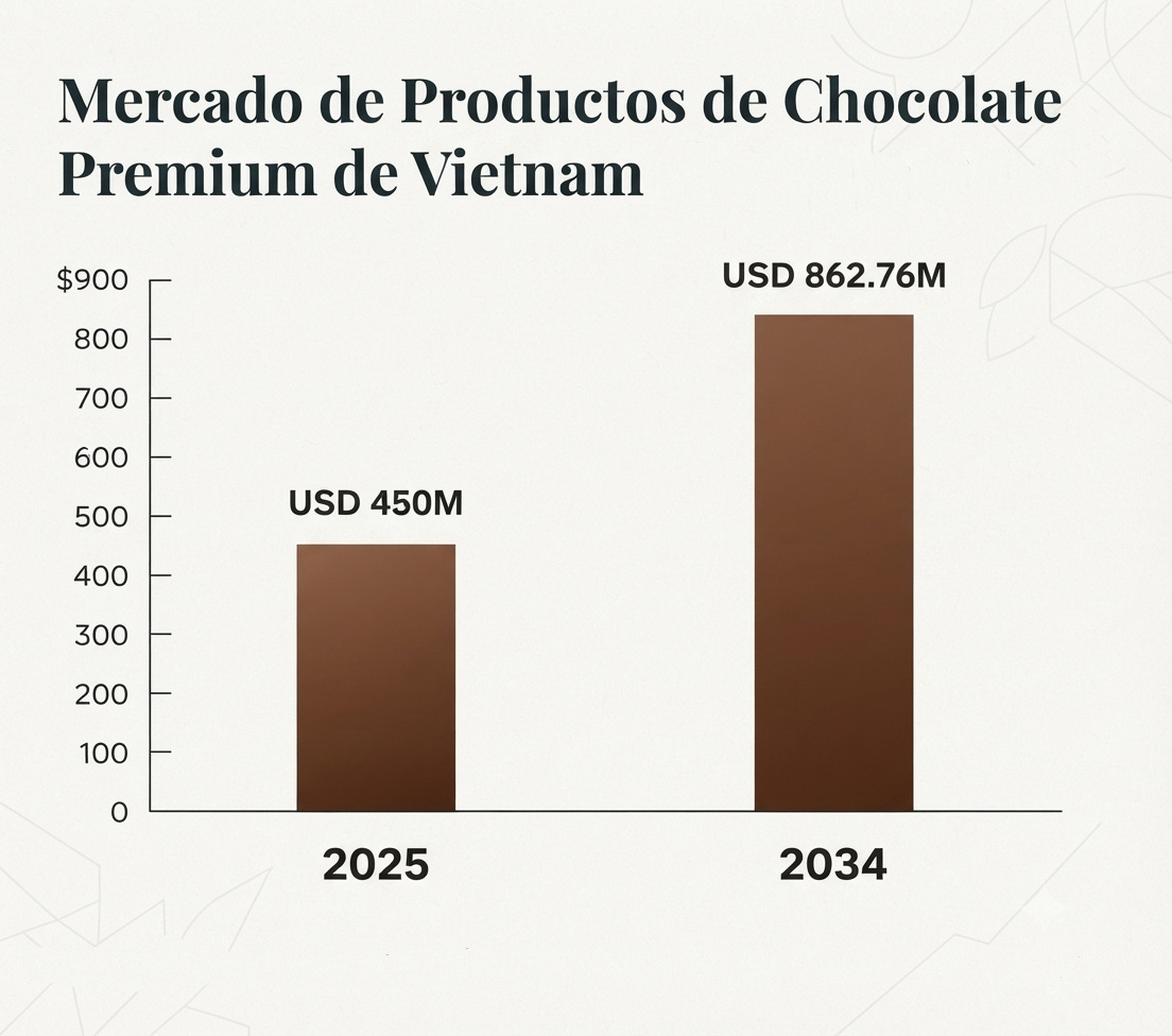 Tamaño mercado del cacao Vietnam Tamaño mercado del cacao Vietnam