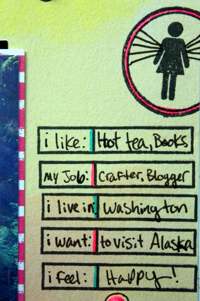 Katie Smith Currently art journal