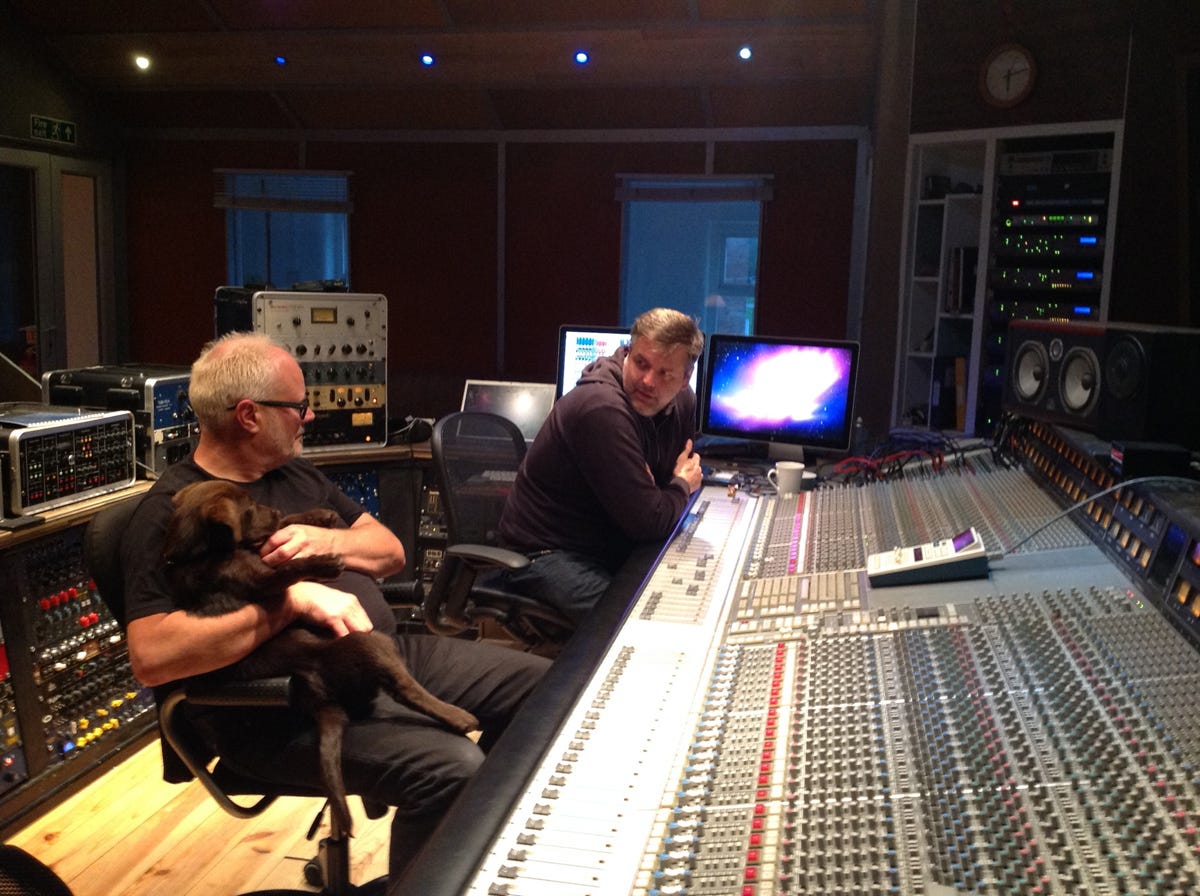 At the Chairworks with a very young Bobby Starlite-Campbell and Andy Seward