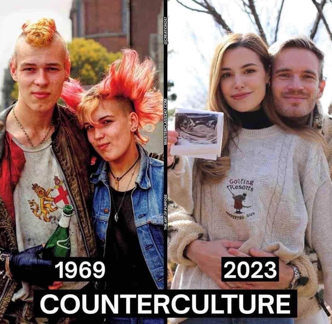 May be an image of 2 people and text that says 'Golting Resorts 1969 2023 COUNTERCULTURE'
