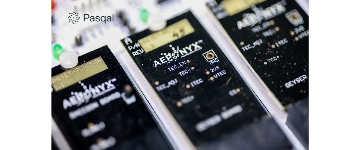 Pasqal Demonstrates On-Chip Qubit Control with Aeponyx Technology