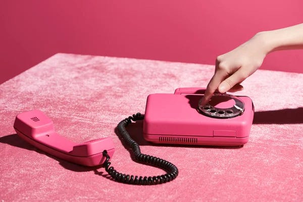 Pink phone Stock Photos, Royalty Free Pink phone Images | Depositphotos