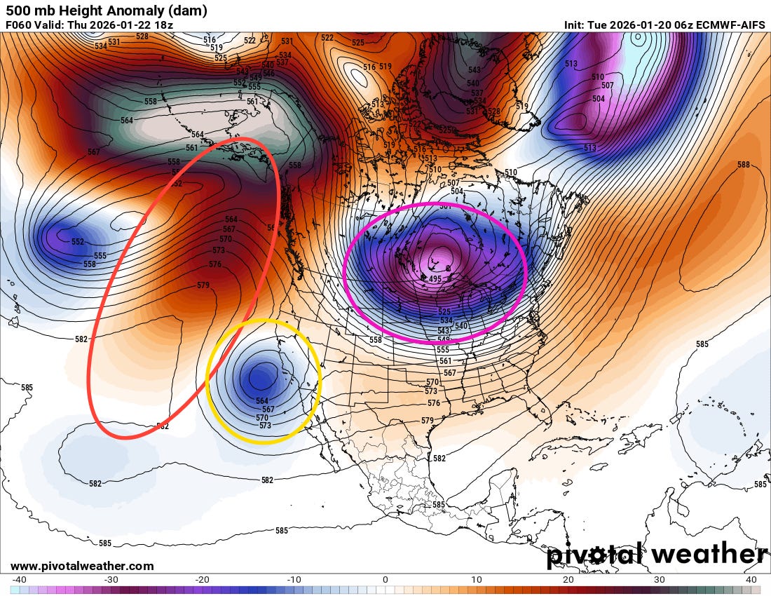 High impact winter storm likely to impact parts of the southern half of ...