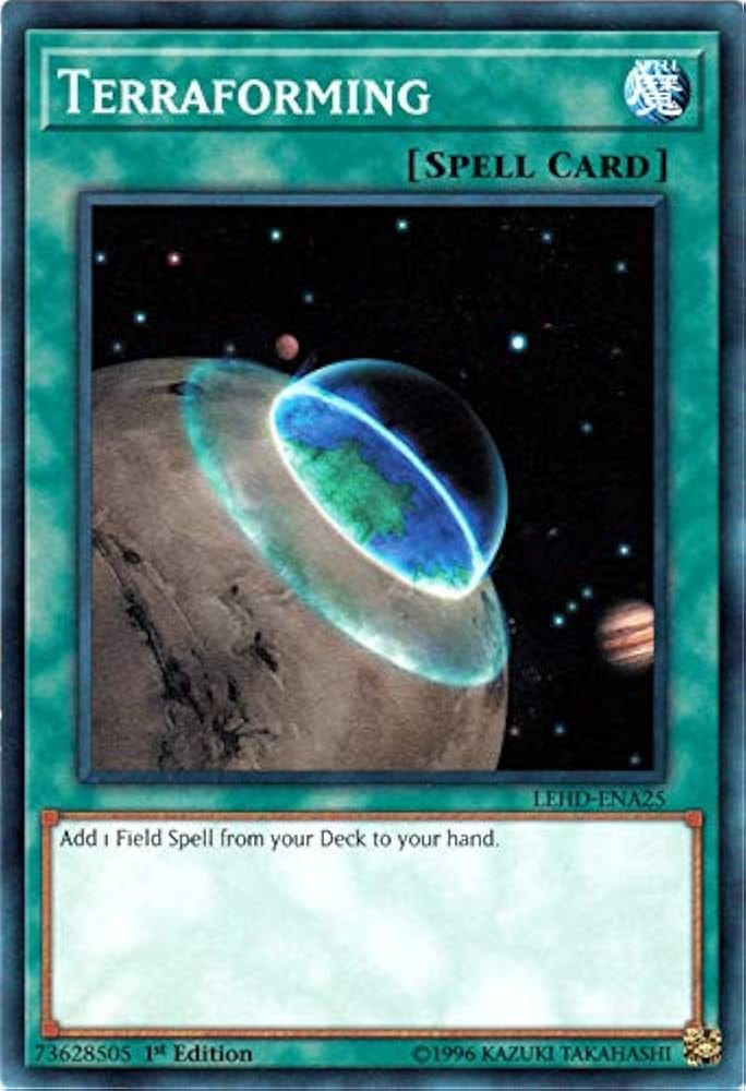 Yu-Gi-Oh! - Terraforming - LEHD-ENA25 - Common - 1st Edition - Legendary  Hero Decks - Destiny Hero Deck