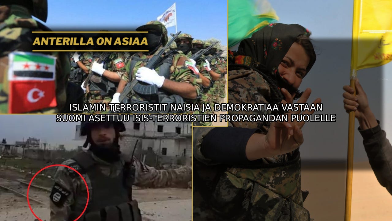 “HTS” on sama kuin “ISIS”, samoilla johtajilla, terroristeilla ja islamin sharia-lain tavoitteilla - hyökkäämässä täysin samoihin kurdivähemmistöihin, joita ISIS myös kohdisti “vääräuskoisina”. Uudelleenbrändätyt terroristit nauttivat tällä kertaa lännen täydestä tuesta “islamofobiaa” ja “pahojen juutalaisten sionismia” vastaan.