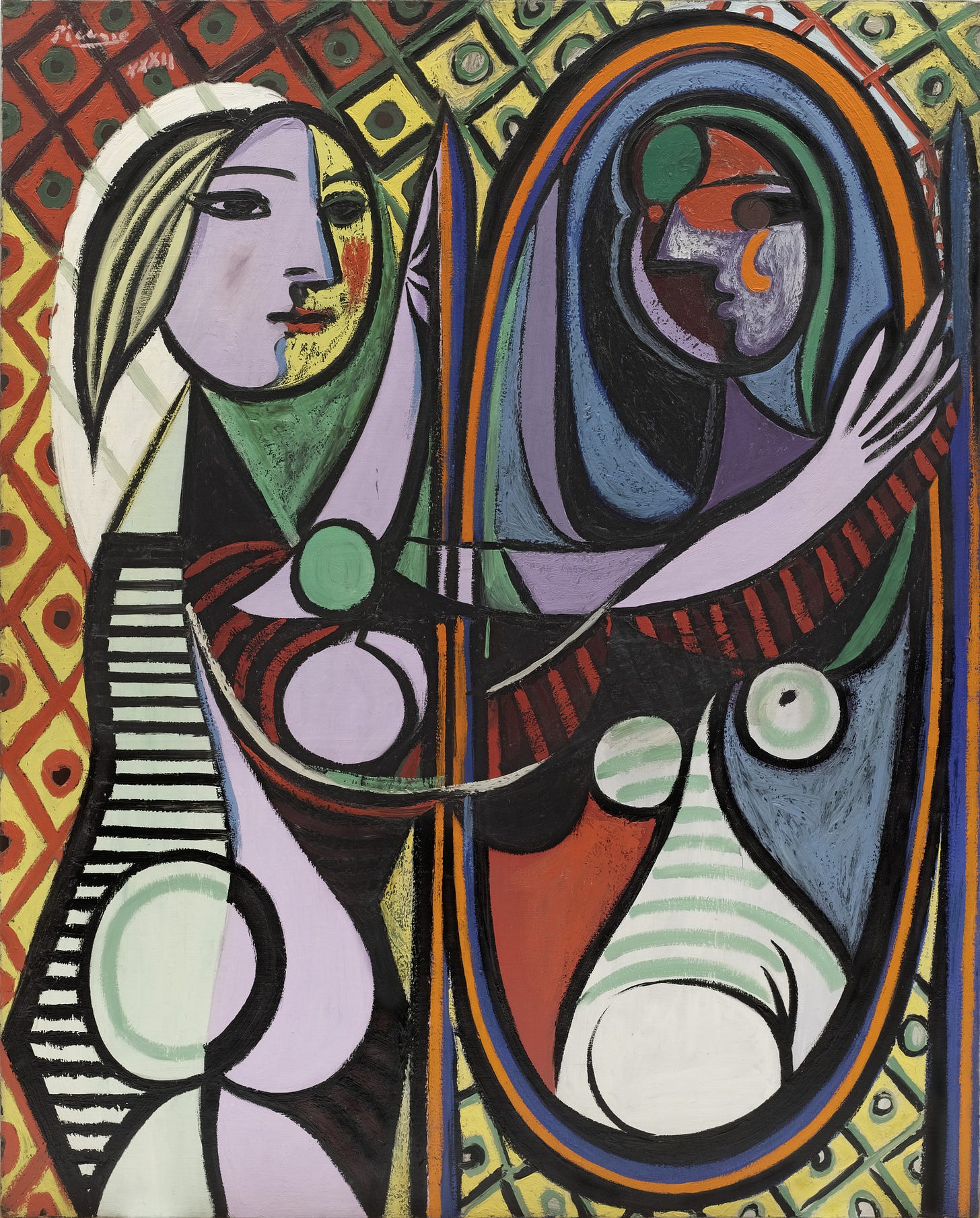 Pablo Picasso, Girl before a Mirror, 1932 Pablo Picasso, Girl before a Mirror, 1932