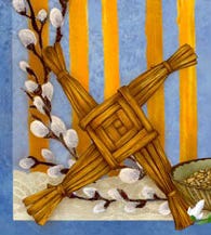 Brigid's cross. Art by JPC