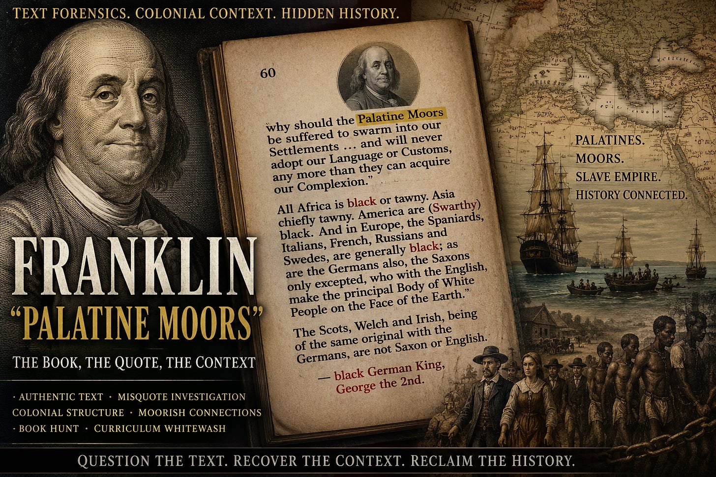 Franklin Boors/Moors collage — complexion language and the label-confusion field
