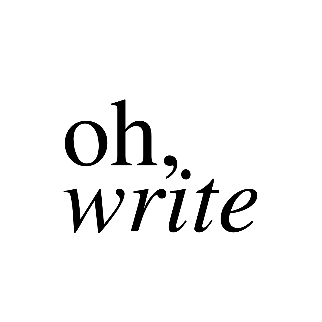 Oh, Write