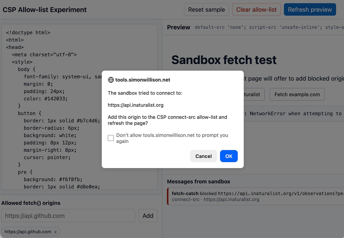 Screenshot of a web tool titled Screenshot of a web tool titled