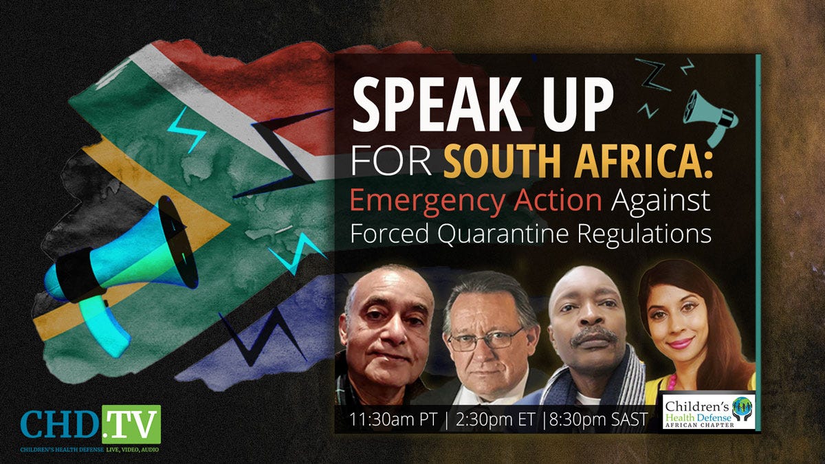 Speak up for South Africa: Children's Health Defense African Chapter