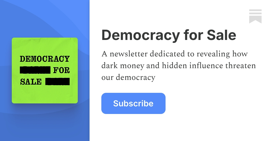 Democracy for Sale | Peter Geoghegan | Substack