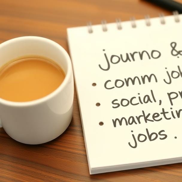 Journalism, Creative Jobs and More