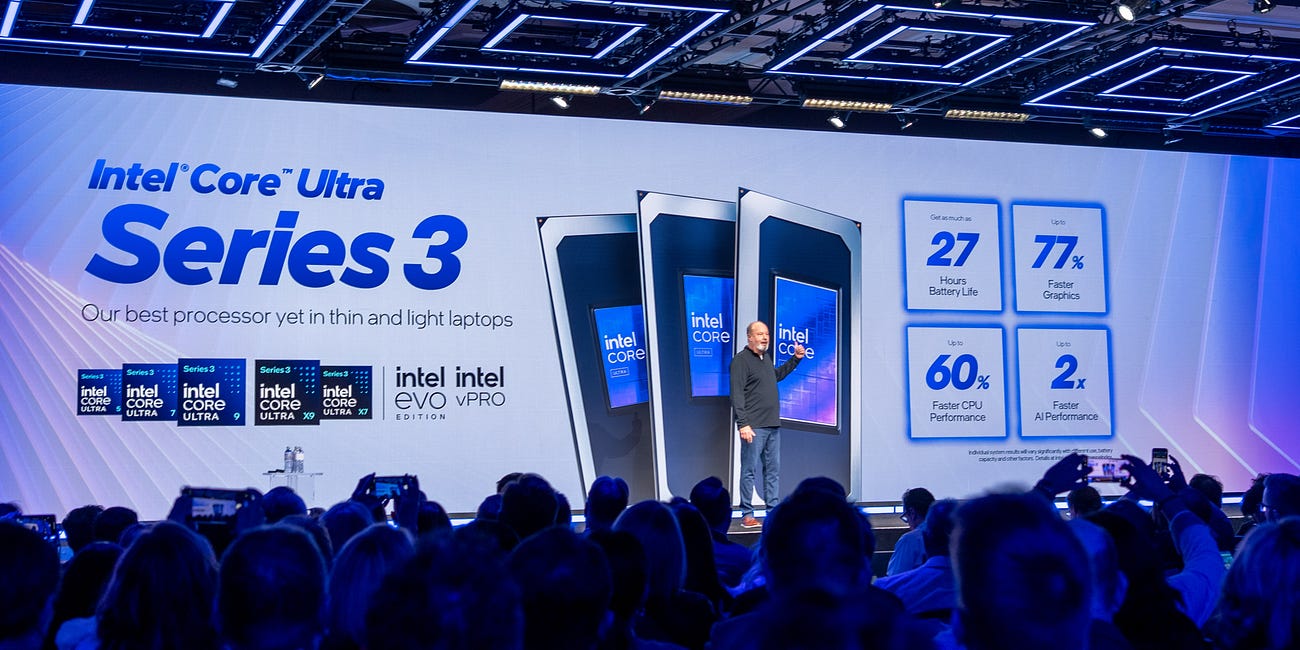 Intel Core Ultra Series 3 promises 76% faster gaming performance than Lunar Lake