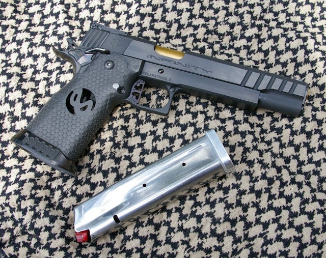 Infinity Firearms Strayer-Voigt Custom 1911 Unlimited Pistol