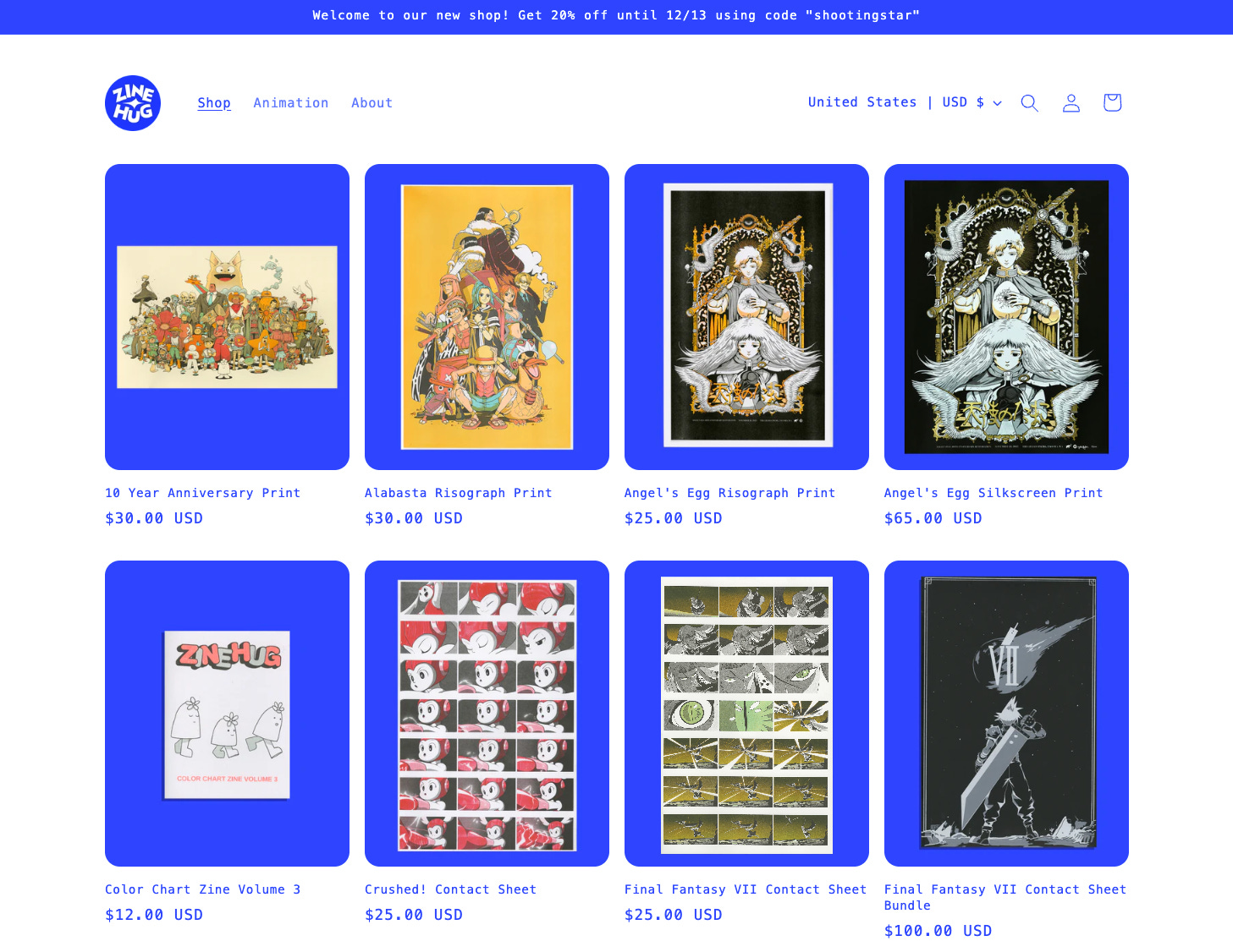 Old year, new stuff - Zine Hug