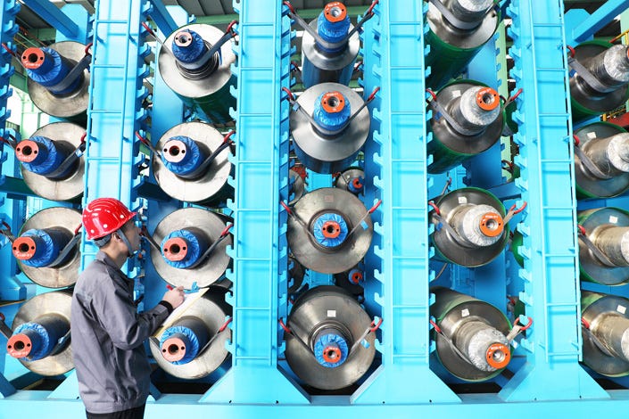 A worker registers product data at an export enterprise in Tangshan, North China’s Hebei province, on Feb. 22. Photo: VCG