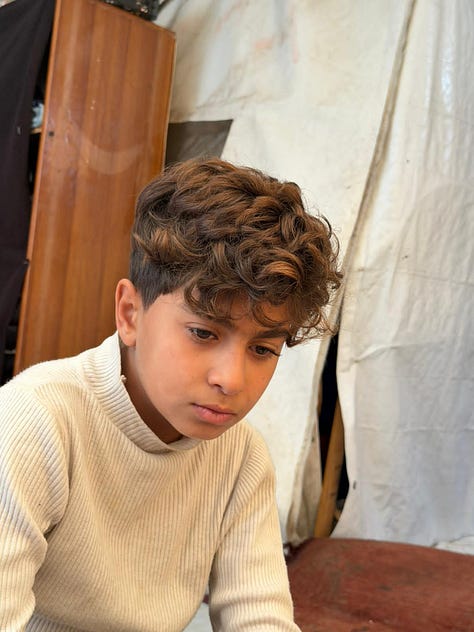 three young children in Gaza