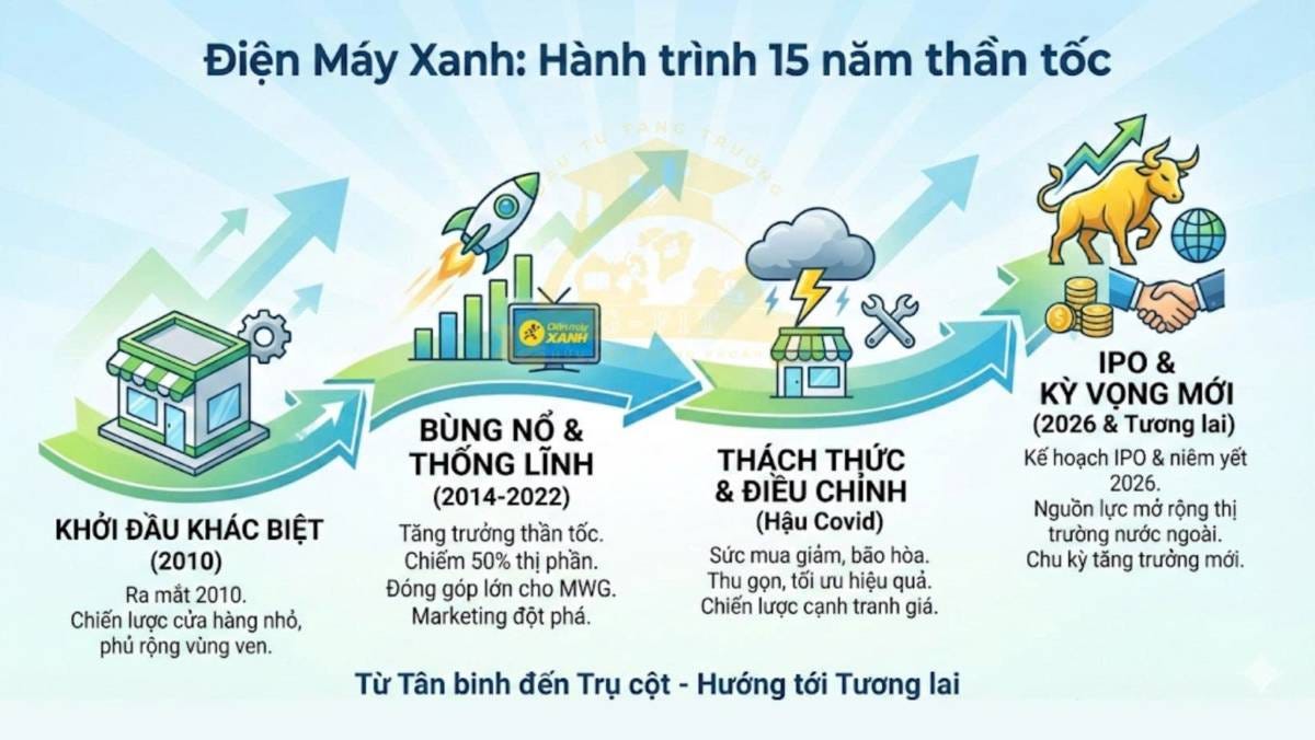 MWG chuẩn bị cho năm 2026: Tái định vị để bước sang chu kỳ tăng trưởng MWG chuẩn bị cho năm 2026: Tái định vị để bước sang chu kỳ tăng trưởng