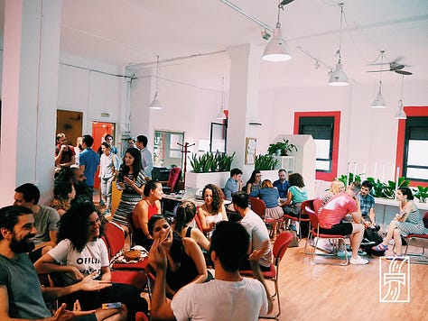 Photos of some of the events, trainings, and conversations I've organized. I organized a few events in the middle of lakes :) These photos come from Austria, Sweden, Spain, Slovenia.