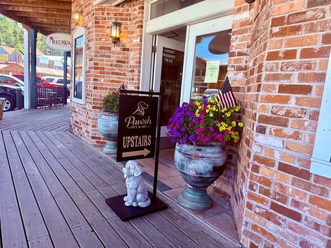boutique pet store on burro avenue in Cloudcroft. pet gifts, clothes, and treats 