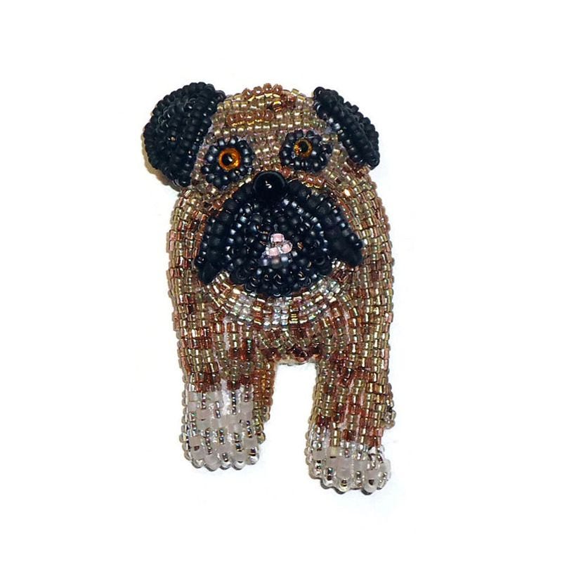 Beaded English Bulldog pin pendant necklace Bead embroidery beadwork Etsy amazon handmade custom dog jewelry pets Beaded English Bulldog pin pendant necklace Bead embroidery beadwork Etsy amazon handmade custom dog jewelry pets