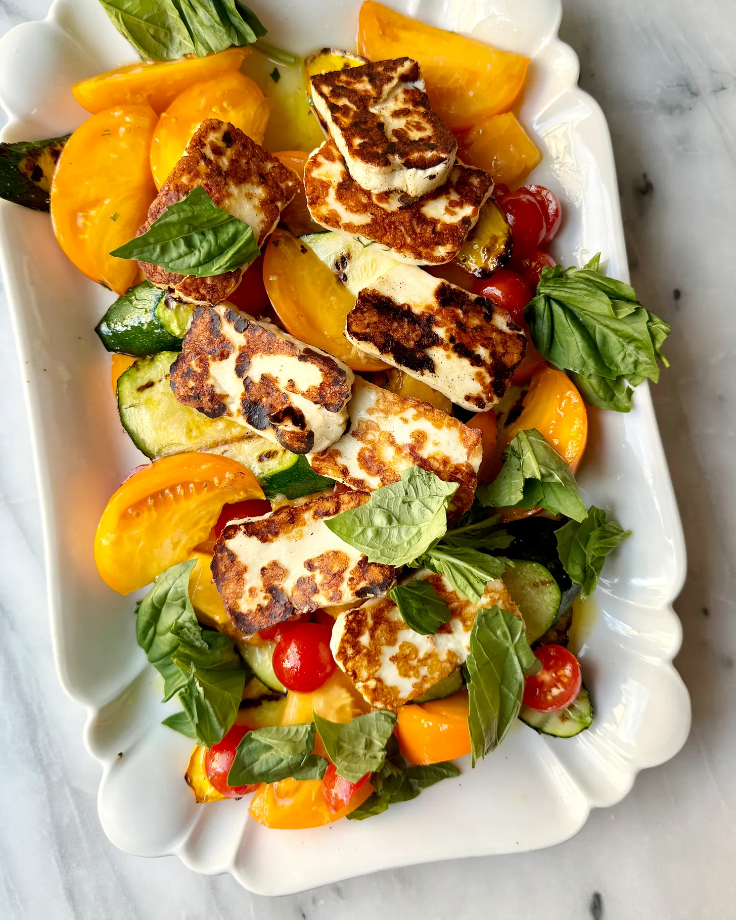 warm artichoke halloumi dip game day crowd baked easy elegant party warm cheesy