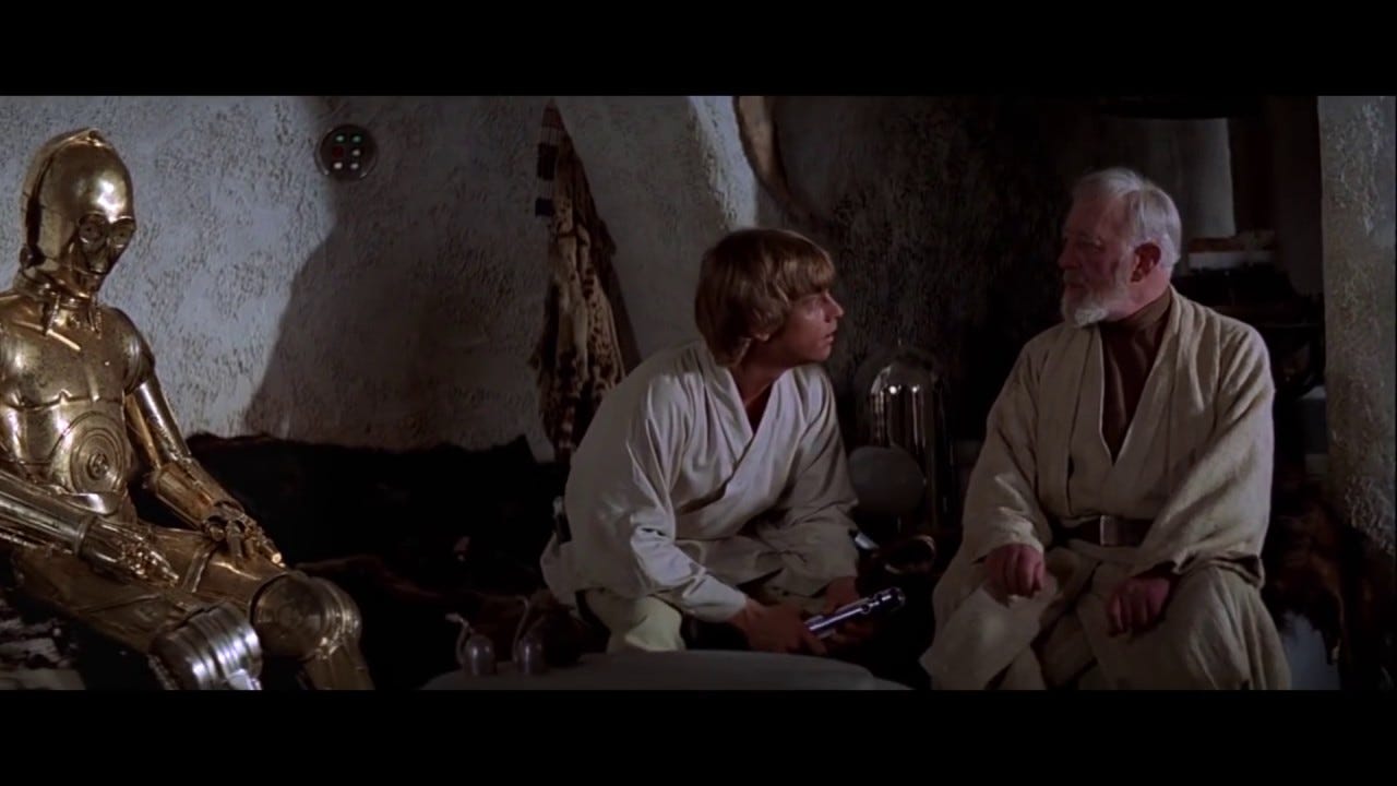 Luke meets Obi Wan (Flashbacks) - YouTube