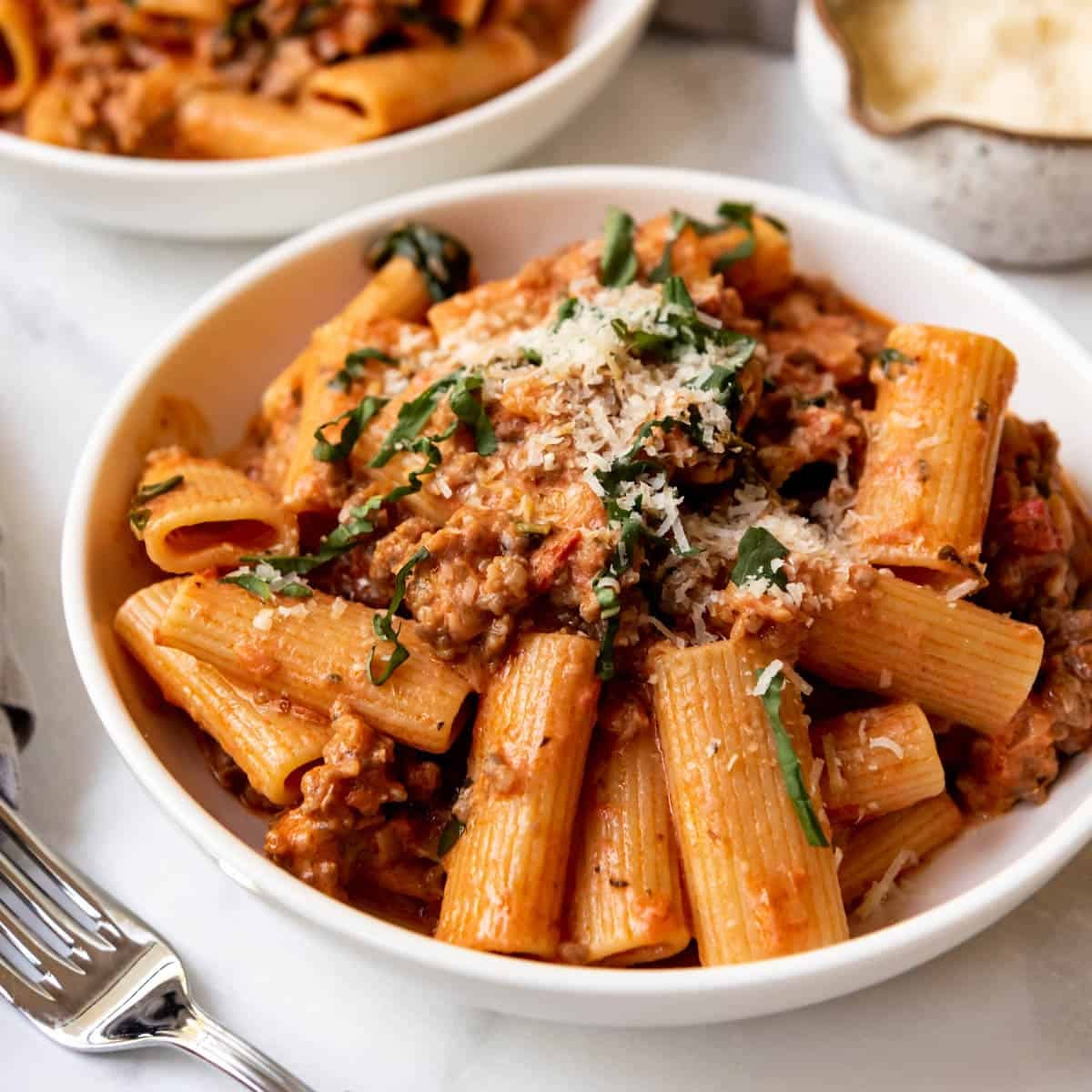 Rigatoni with Sausage