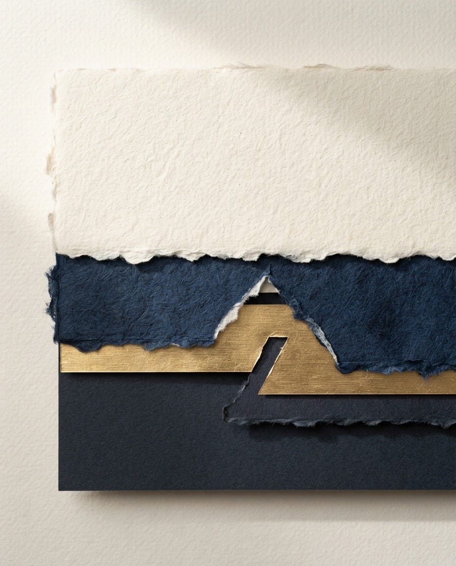 Abstract editorial illustration: a stable surface above thinning layers