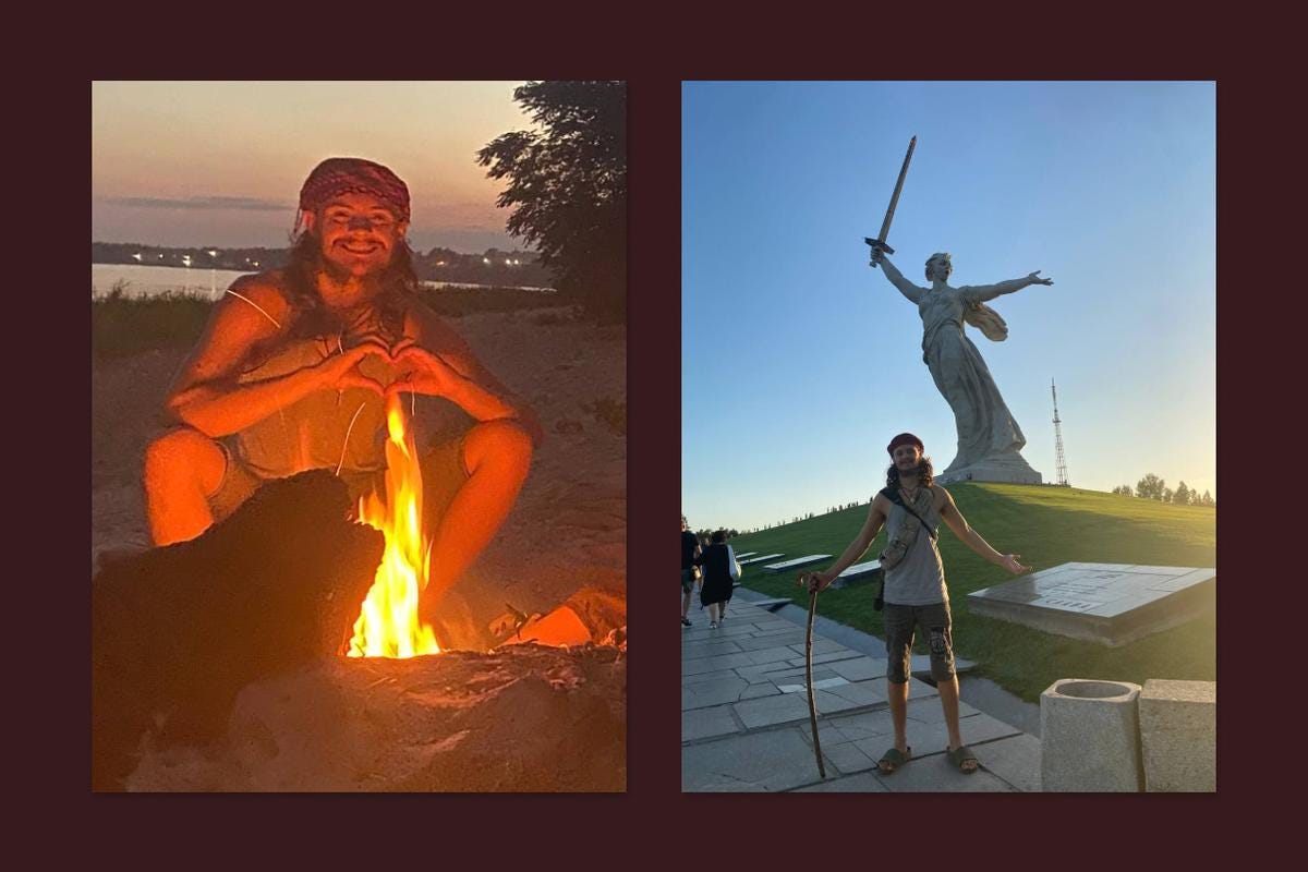 Глосс в туре по России: у костра в Таганроге и у монумента «Родина-мать» в Волгограде 