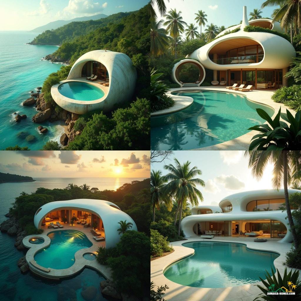 Modern home in jamaica with swimming pool near beach with a swimming pool Modern home in jamaica with swimming pool near beach with a swimming pool