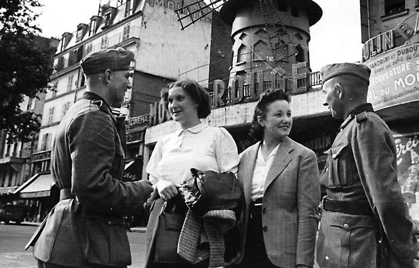 A night out at an iconic Parisian cabaret, where French women and German soldiers mingled, raising questions of collaboration. A night out at an iconic Parisian cabaret, where French women and German soldiers mingled, raising questions of collaboration.