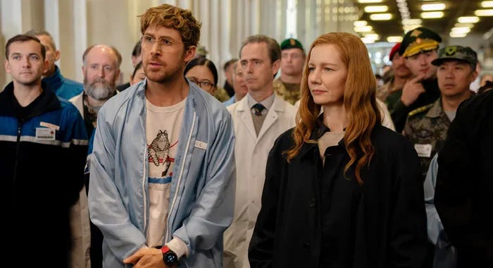 Ryan Gosling and Sandra Hüller in Project Hail Mary Ryan Gosling and Sandra Hüller in Project Hail Mary