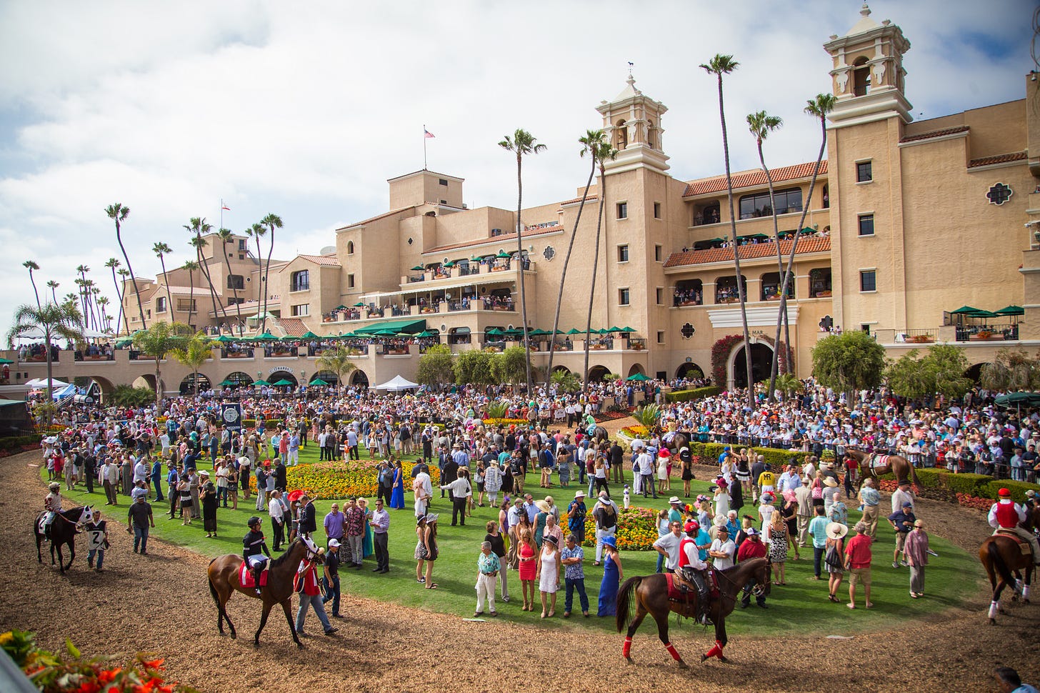 The Paddock at Del Mar, Photo courtesy of the Del Mar Thoroughbred Club
