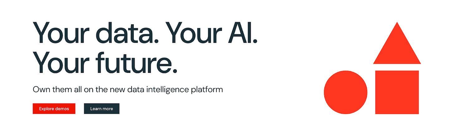 AI data platform ad