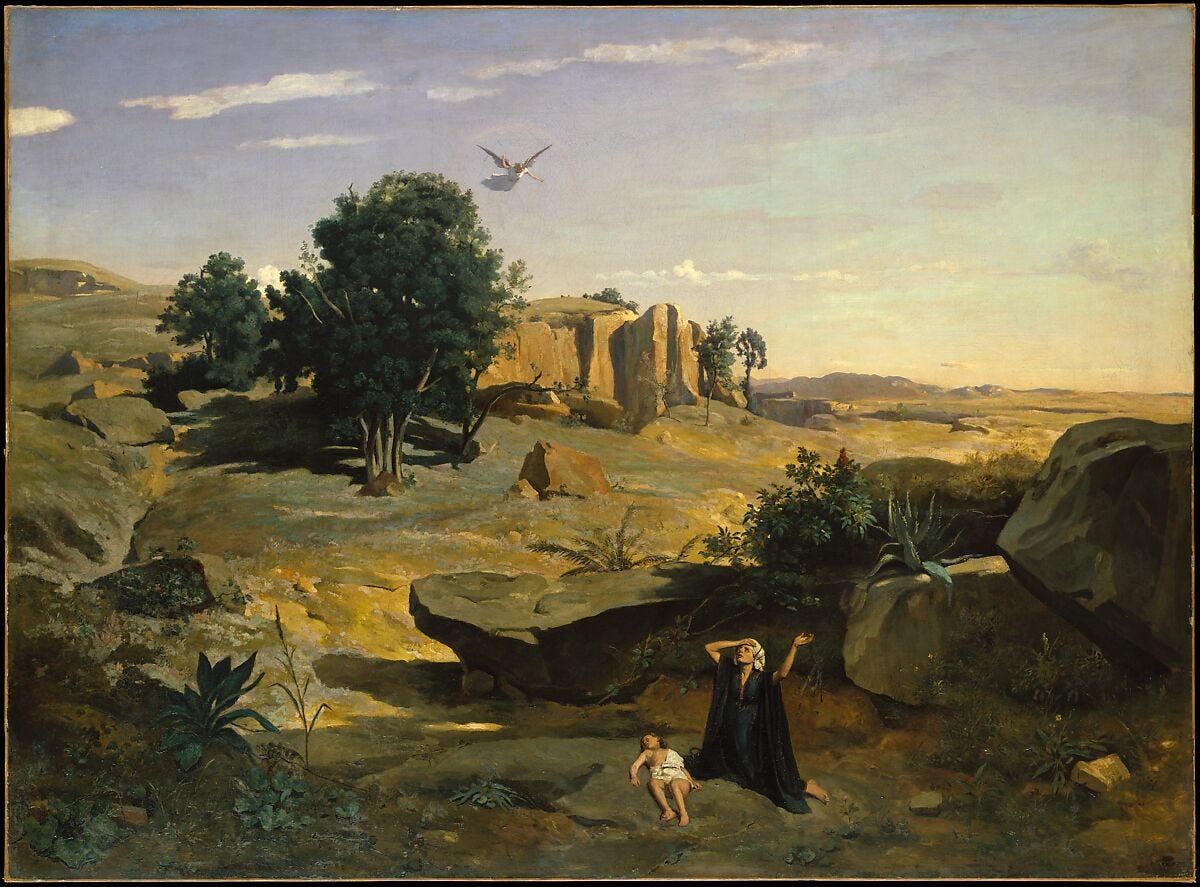 Camille Corot | Hagar in the Wilderness | The Metropolitan Museum of Art Camille Corot | Hagar in the Wilderness | The Metropolitan Museum of Art