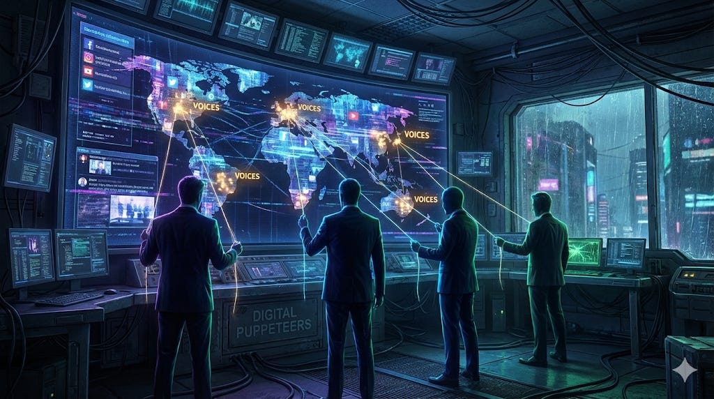 A group of men standing in front of a large screen

AI-generated content may be incorrect.