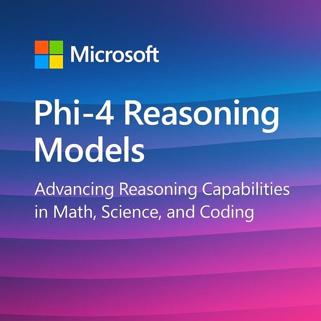 Microsoft AI Released Phi-4-Reasoning: A 14B Parameter Open-Weight Reasoning  Model that Achieves Strong Performance on Complex Reasoning Tasks :  r/machinelearningnews