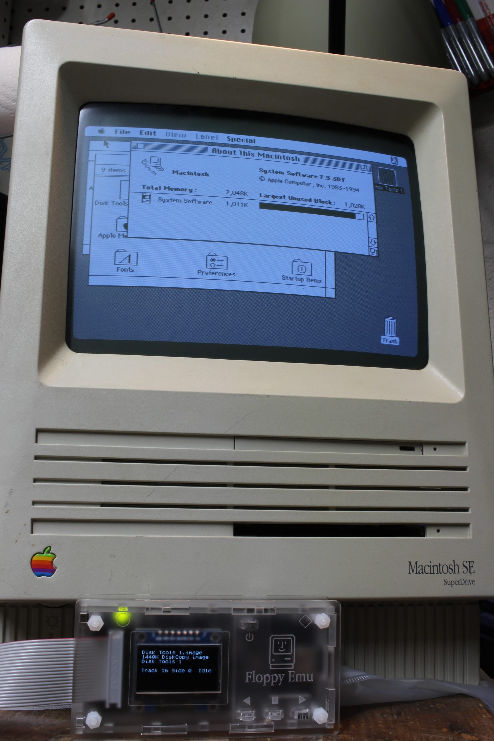 Macintosh SE restoration continued - by Tom Wanat