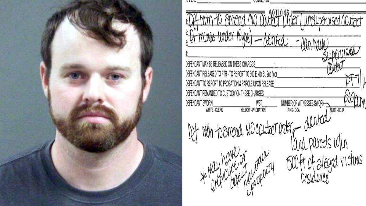 Joseph Duggar's appeal to a pair of restricting orders has been denied. Joseph Duggar's appeal to a pair of restricting orders has been denied.