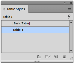 Make a table look good in InDesign