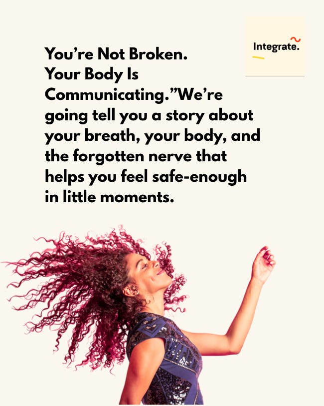 a person talking about the vagus nerve